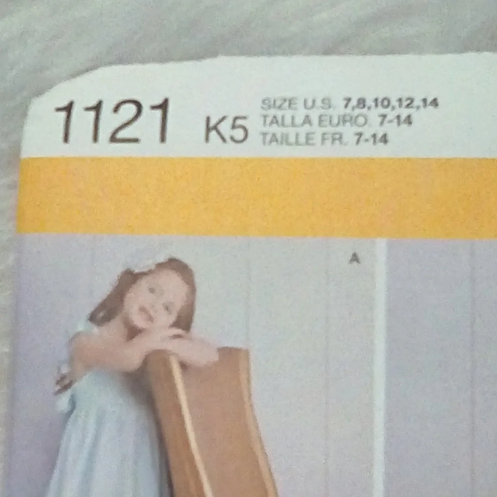 Simplicity sewing pattern